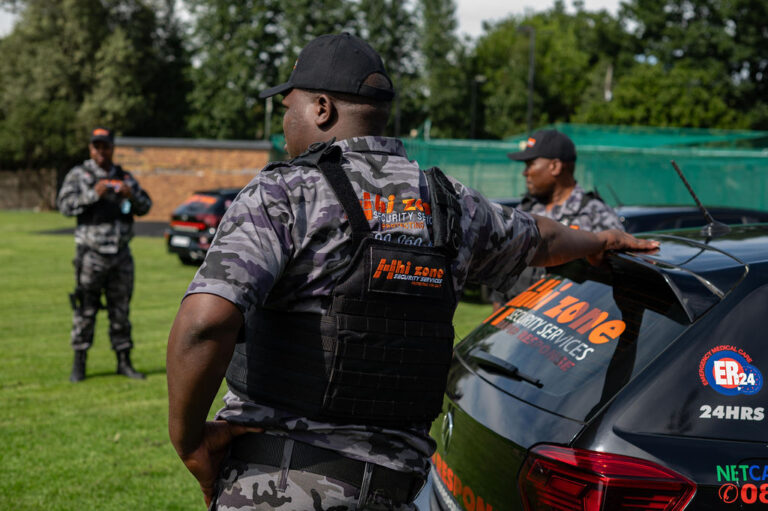 Hi Zone Security team member demonstrating a holistic security approach in Alberton, Gauteng