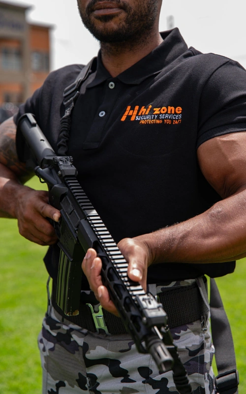 Hi Zone Security tactical response officer and armed protection services